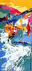 Leroy Neiman Canvas Paintings - Downhill